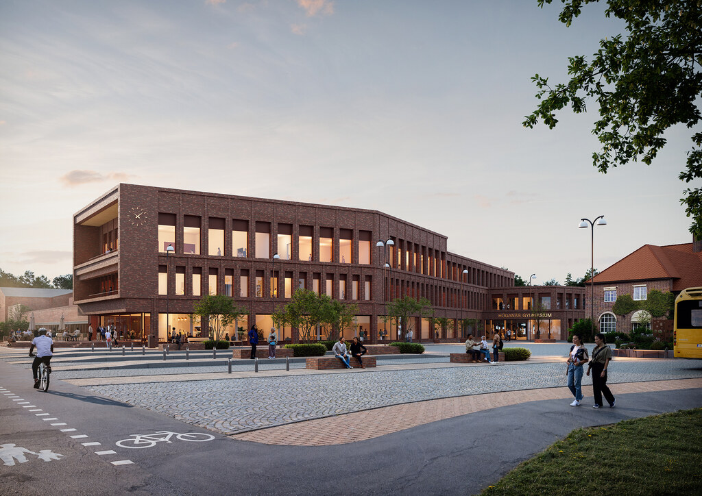 Vi vinner arkitekttävling för Höganäs nya gymnasium