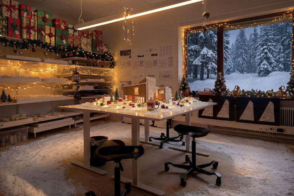 En julhälsning fylld av värme, form och smak